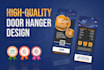 design a appealing door hanger