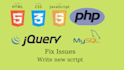 write any script in html5 css3 js php mysql