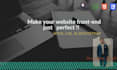 develop your website frontend using HTML CSS js and bootstrap