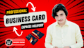 create luxury business card for your business