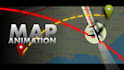 create animation world travel map for your vlog and youtube videos
