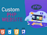 build a custom PHP website