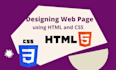 create HTML and CSS mobile responsive website
