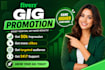 promote your fiverr gig on social media to targeted audience