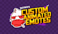 create snazzy animated gif emotes for twitch, kick discord