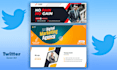 design a professional twitter header cover banner within 3 hours