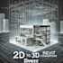 convert 2d autocad file into 3d revit model
