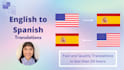 translate from english to spanish and vice versa