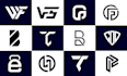 design a professional unique letter mark or word mark logo