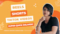 provide creative reels, shorts, and tiktok videos