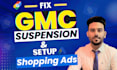 fix google merchant center suspension,misrepresentation,gmc issues,shopping ads