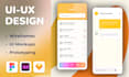 design modern mobile app UX UI for android and IOS