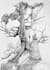 draw a detailed black and white engraving style illustration
