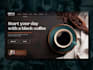 design responsive restaurant website, coffee shop website