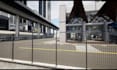 create a realistic and detailed game level design in unreal engine 5