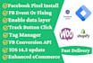 fix or setup the facebook pixel and fb conversion API pixel