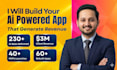 be full stack ai mobile app consultant, develop ai website, ai saas app, ai app