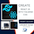 create react js with tailwind CSS