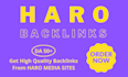 free pitch for you and get haro backlinks