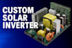design a custom solar inverter dcac grid tie pure sine ups