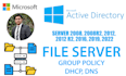 configure and install windows server active directory dhcp