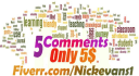 comment 5 times in your blog