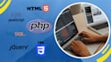 do web development using javascript, PHP, HTML, CSS, and jquery