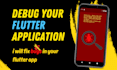 debug, test, and fix errors in your flutter project