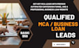 generate hot mca leads that will convert via a lead capturing mca landing page