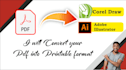 convert your pdf into printable format