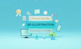 design animate 3d illustration