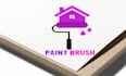 outstanding painter logo design for your business