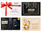 design gift cards, vouchers, discount coupons
