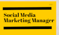 be your social media marketing manager for facebook twitter and instagram