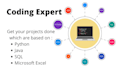 solve your problems using python, sql, java and ms excel