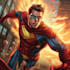 draw superhero action comic for you need