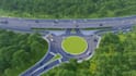 create 3d road bridge and complex intersection animation
