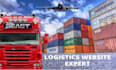develop a responsive logistic website, trucking, dispatch, broker website