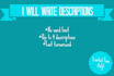 write descriptions