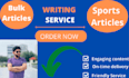 write bulk SEO articles and blog posts