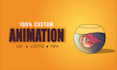 do loop gif animations for web, social, insta ads