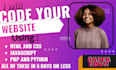 code your personal website from scratch and bring your ideas to life