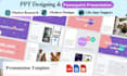 write content and design business powerpoint presentation