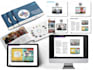 print or interactive newsletter brochure or annual report