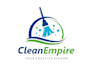 make modern high quality cleaning logo design in high definition