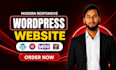 design, redesign, clone, update, build or duplicate wordpress elementor website