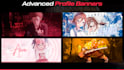 design discord profile banner with best animation and effects