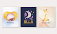 design cute wall art for children room nursery for etsy