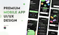 design mobile app screens UI UX in figma