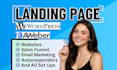 create aweber landing page, wordpress landing page wordpress elementor